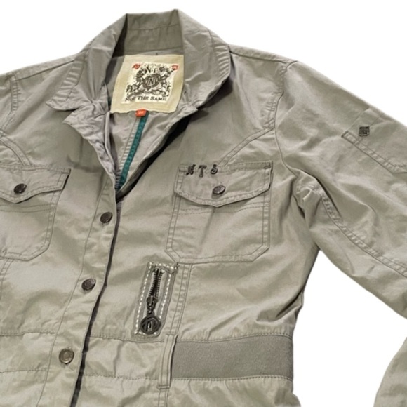 Not the same vintage coat dress size medium large light grey - Picture 2 of 8